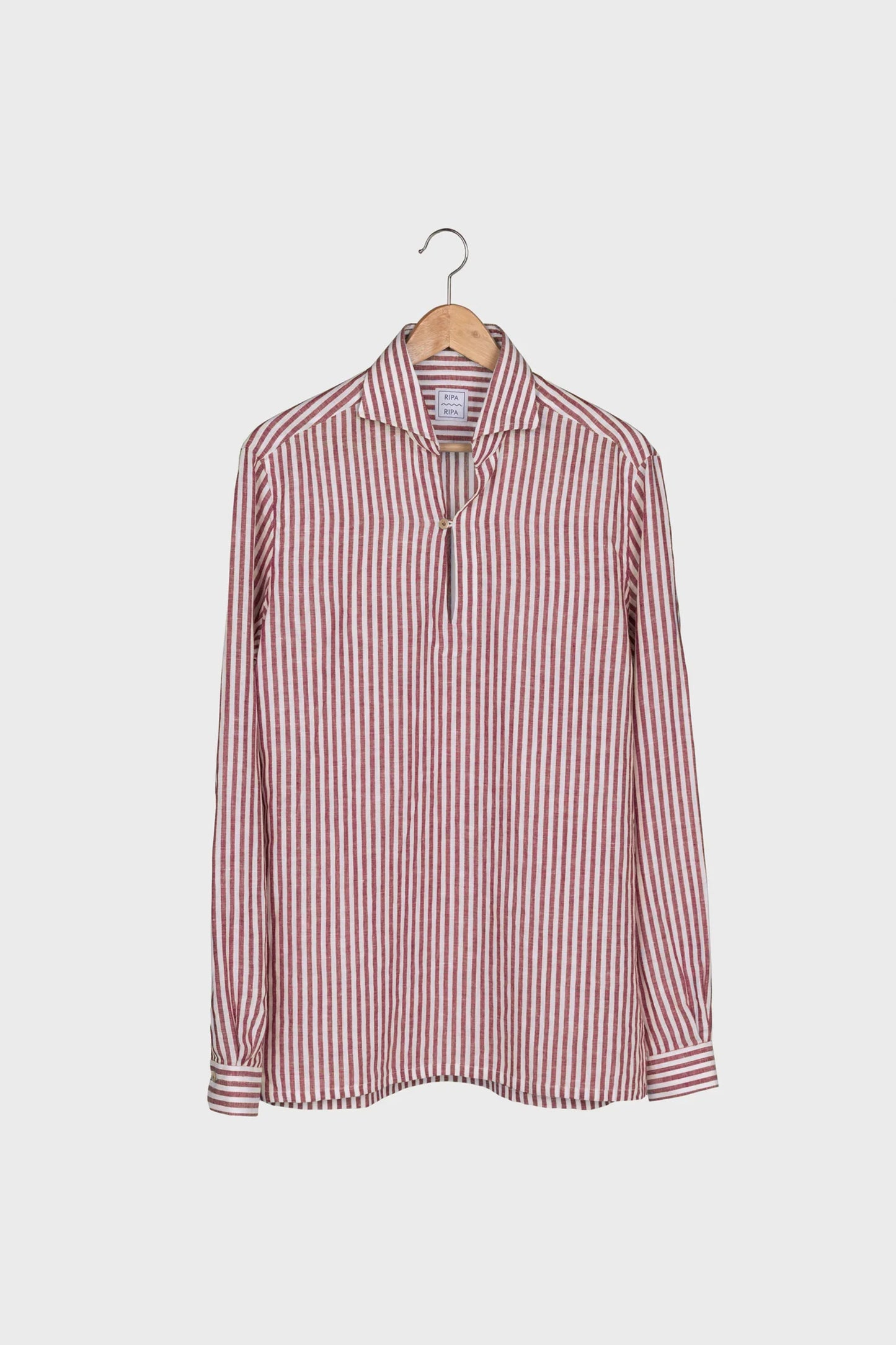Camicia Capri Righe Rosse