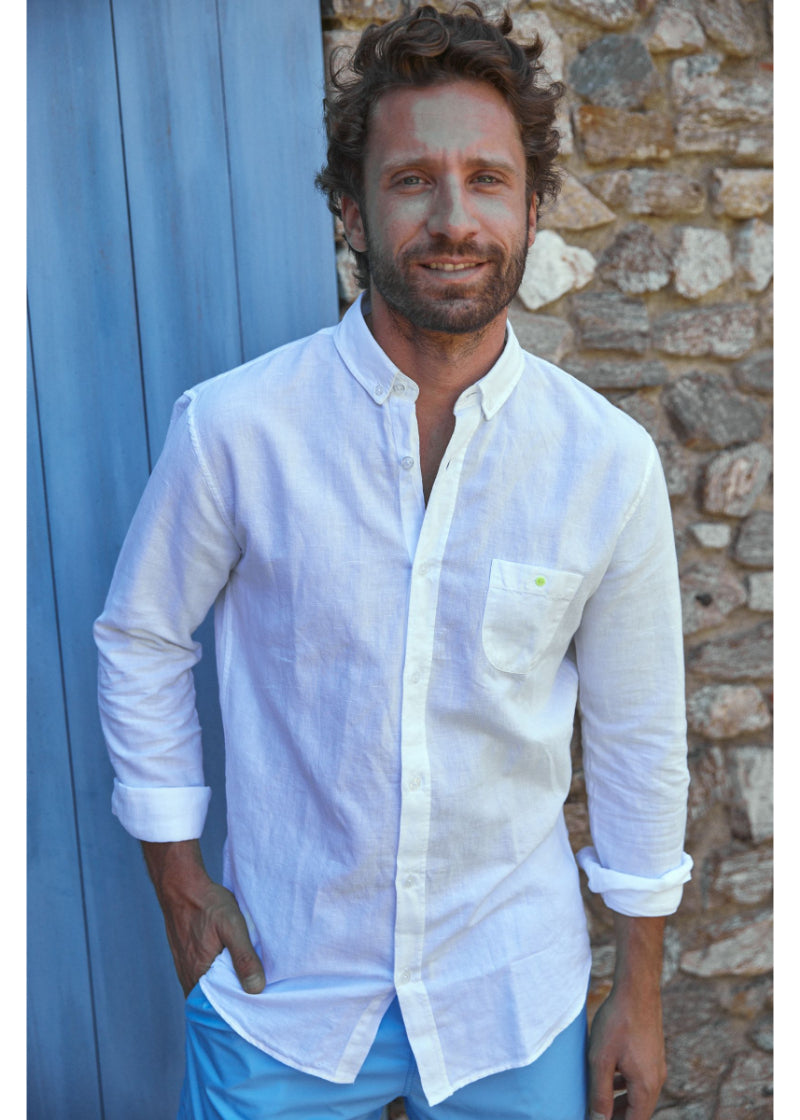 Chemise Col Balanche Cotton