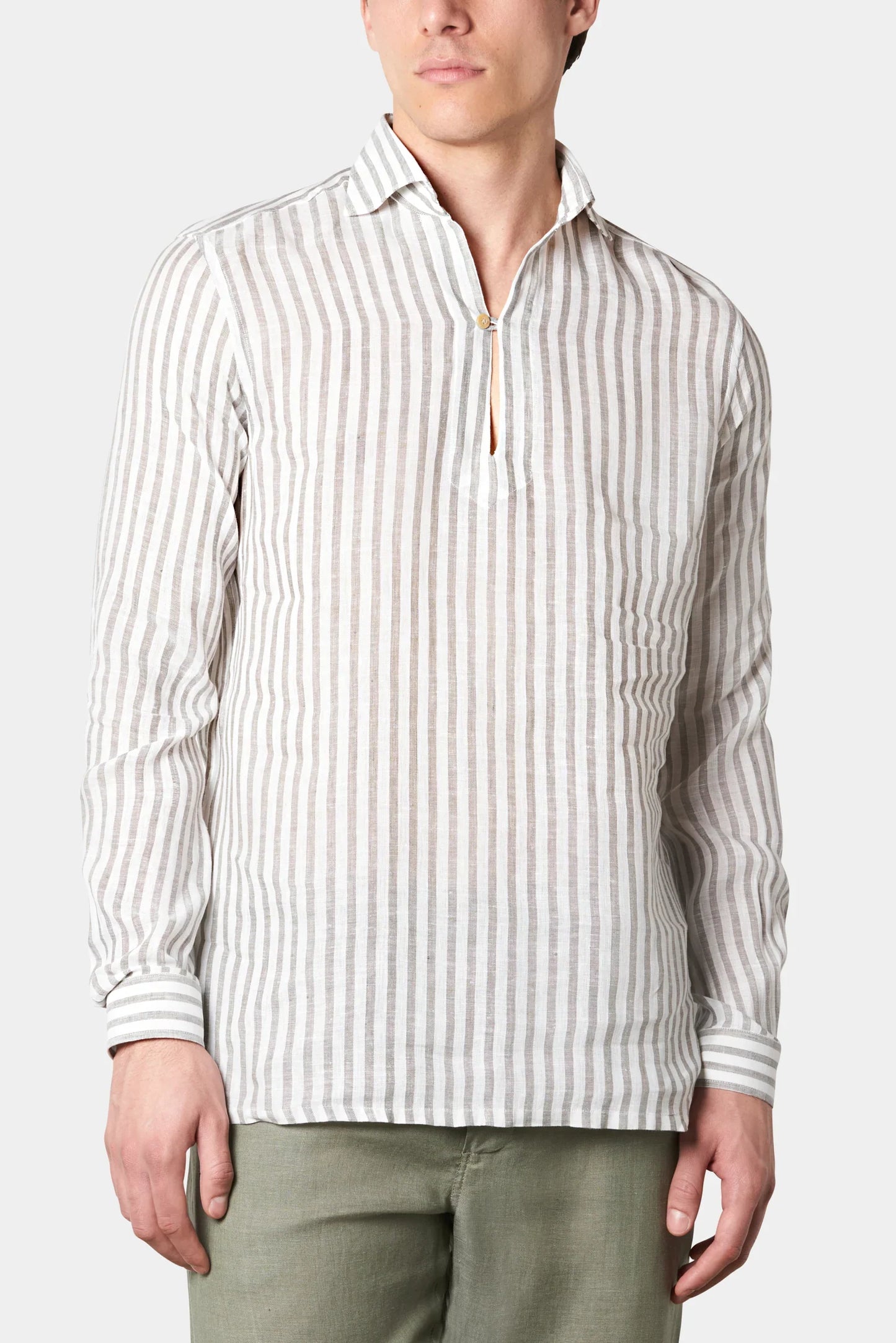 Camicia Capri Righe Verdi