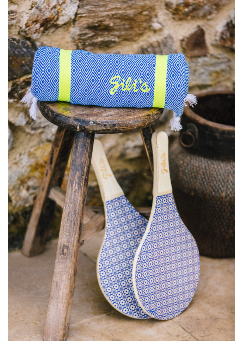 Fouta Losange Navy