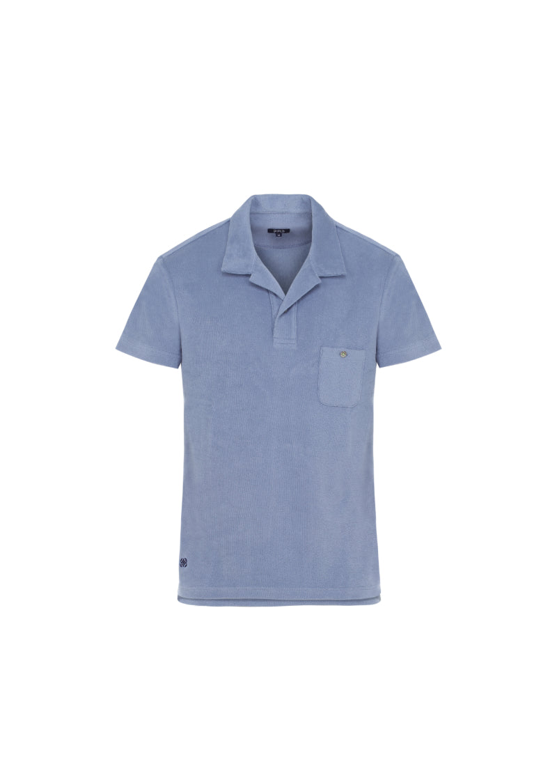 Terry Cloth Polo Shirt