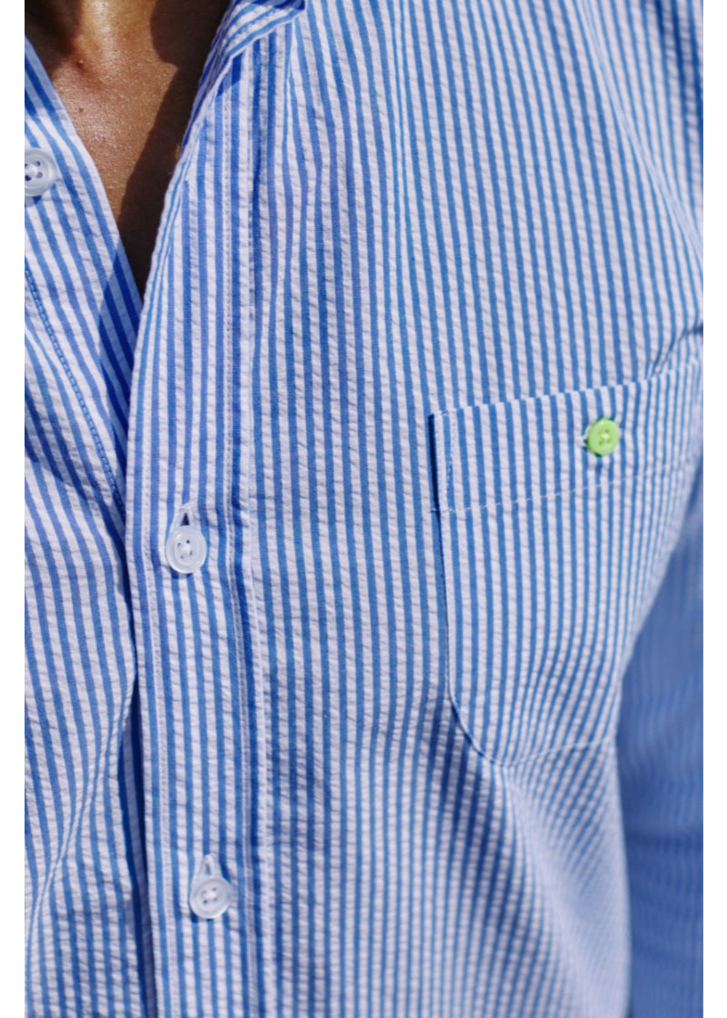 Shirt Classic Collar Seersucker