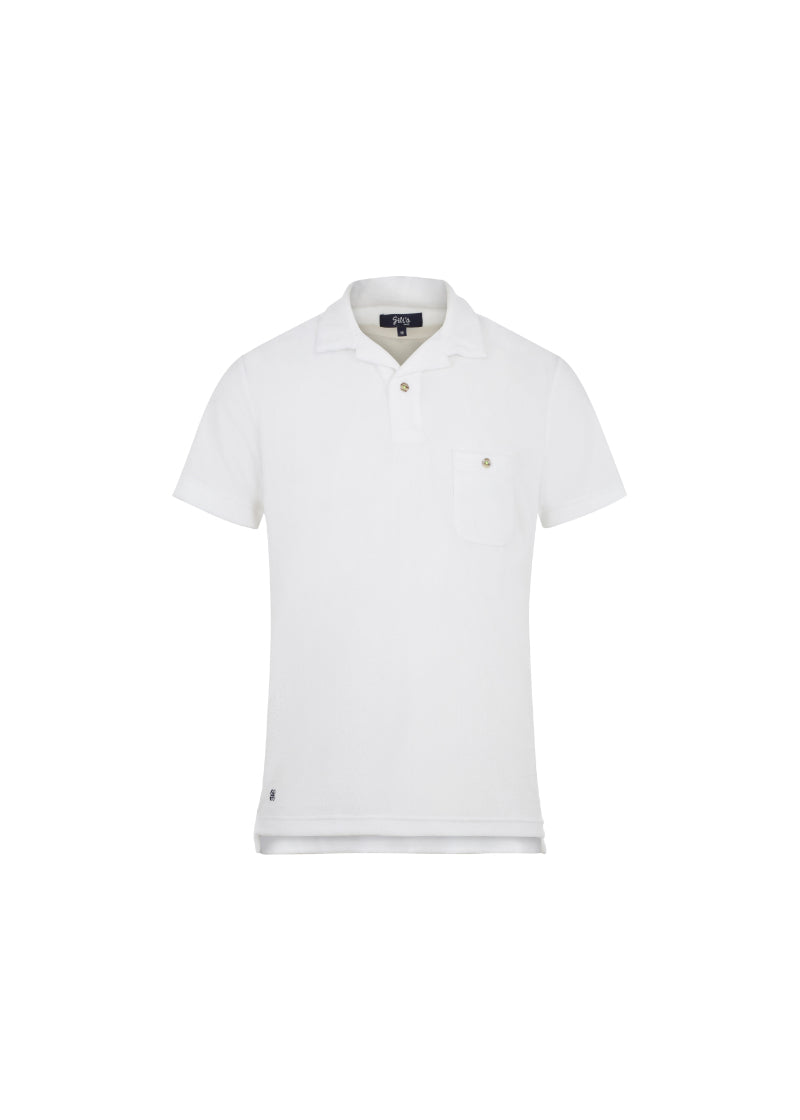 Terry Cloth Polo Shirt