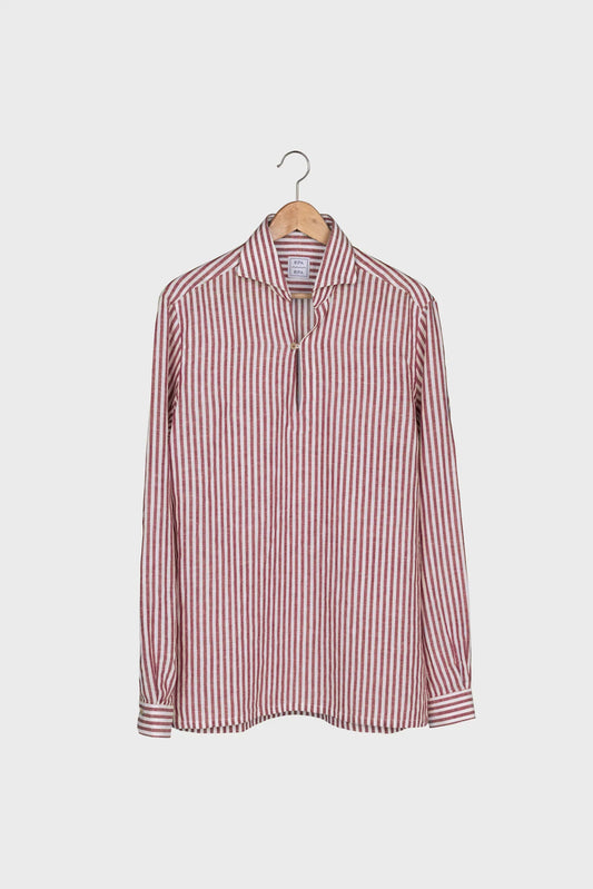 Camicia Capri Righe Rosse