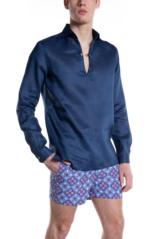 Camicia Capri Blu Notte