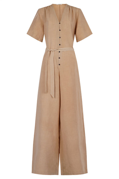 Full Jumpsuit Cream 22610