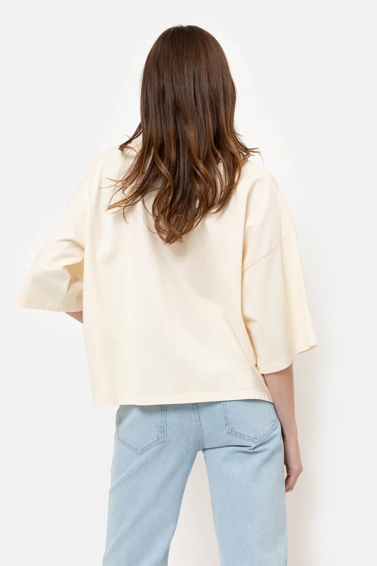 HUBERT STRAIGHT DENIM PANTS W/ SLIT L28