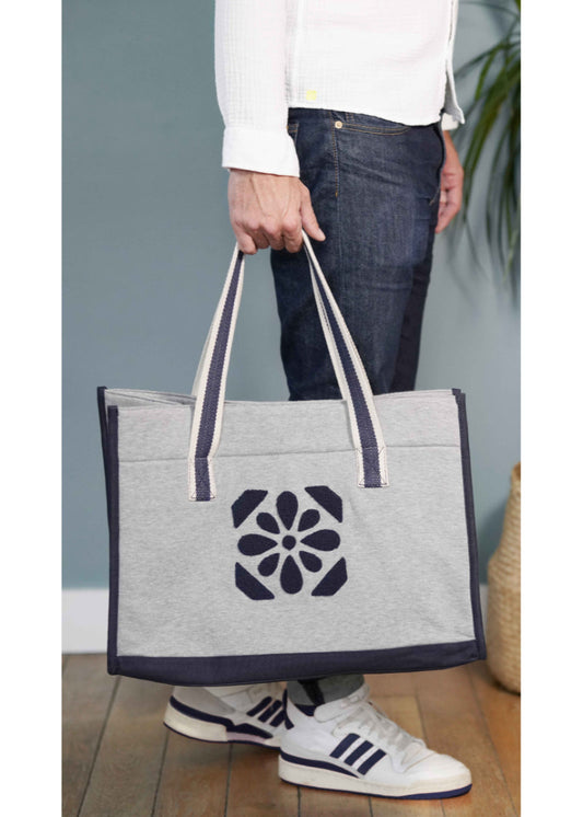 Fleece beach bag