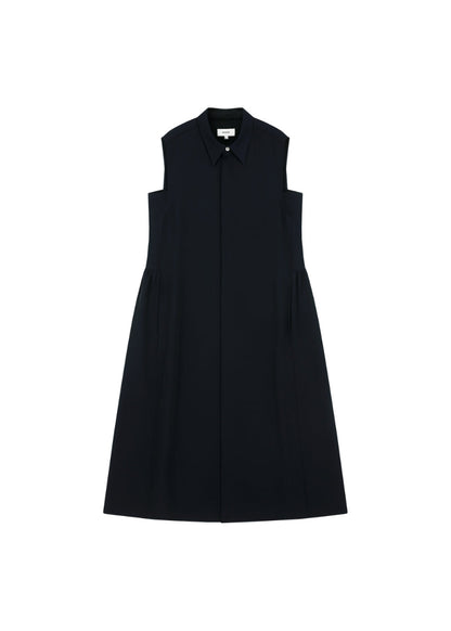 Sleeveless Shirt Dress